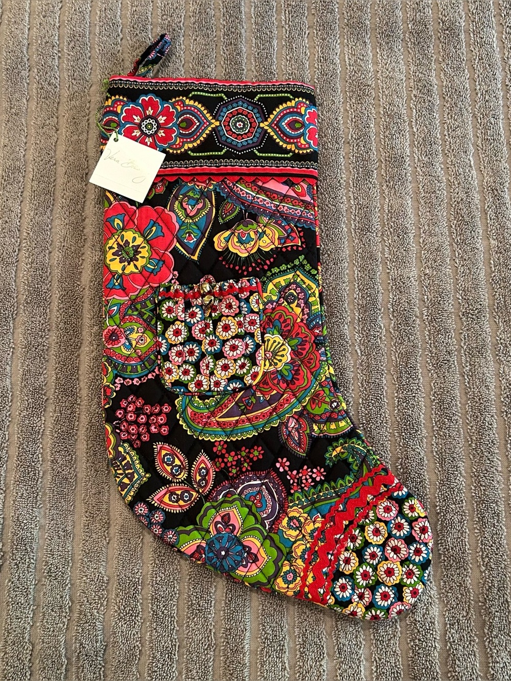 Vera Bradley Christmas Stocking Symphony In Hue 11062-033